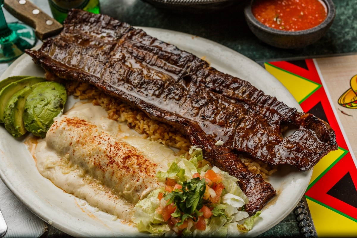 Steak Tejanos Grande El Sombrero Mexican Restaurant Longview Kilgore Texas